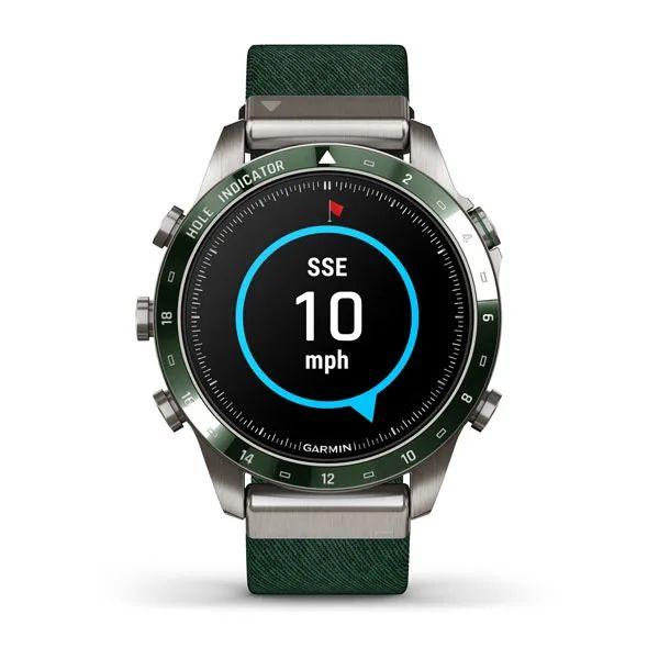 Спортивные часы Garmin MARQ Golfer (Gen 2) зеленый 46мм