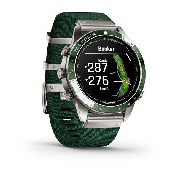 Спортивные часы Garmin MARQ Golfer (Gen 2) зеленый 46мм