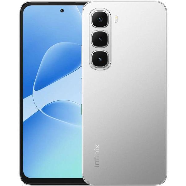 Восстановленный смартфон Infinix HOT 60i 8/256GB титановый серебристый, отличный