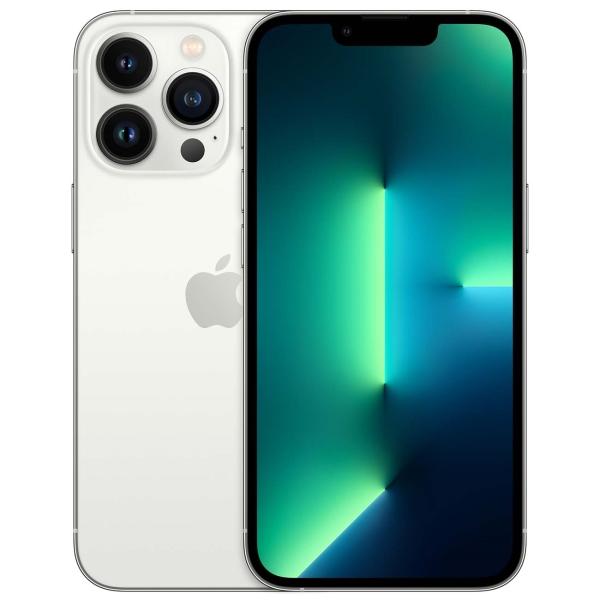 Восстановленный смартфон Apple iPhone 13 Pro 1TB Dual Sim серебристый, хороший (без RuStore)