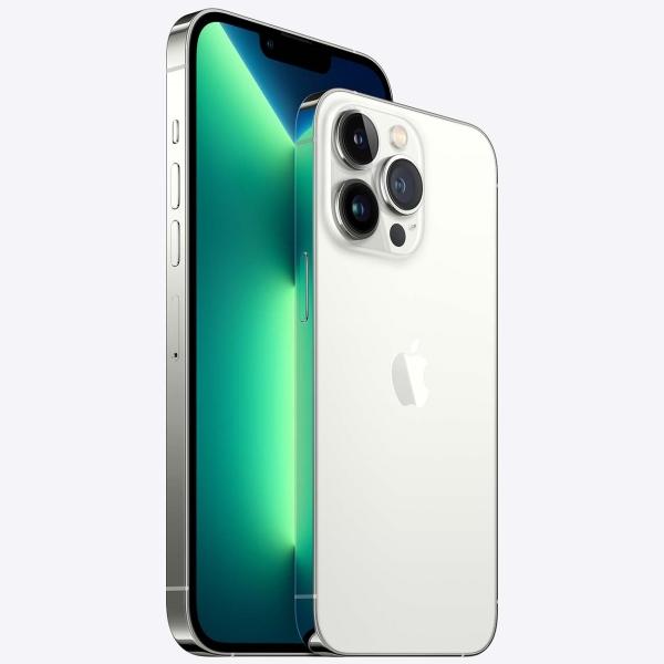 Восстановленный смартфон Apple iPhone 13 Pro 1TB Dual Sim серебристый, хороший (без RuStore)