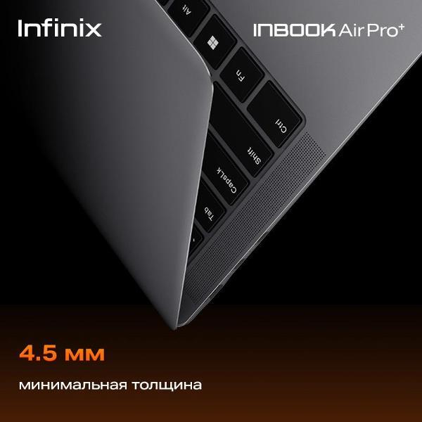 Восстановленный ноутбук INFINIX INBOOK Air Pro+ XL434/14"/Core i7 1355U/32GB/1TB/Win/коричневый (71008302406), отличный
