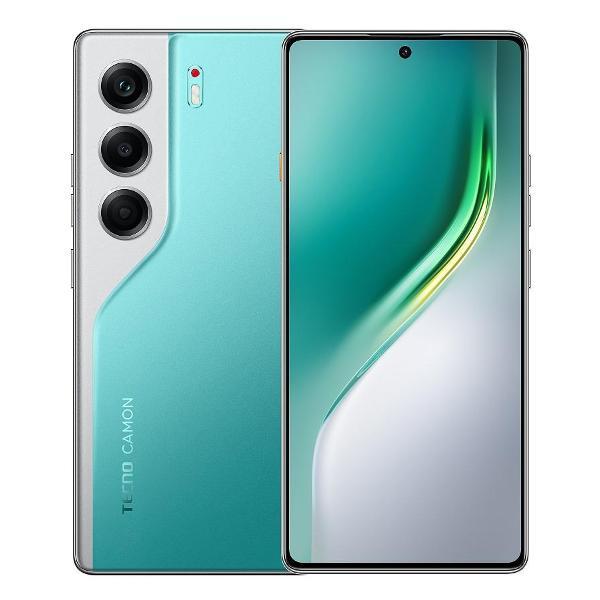 Восстановленный смартфон TECNO CAMON 40 12/256GB Emerald Lake (зеленый), хороший