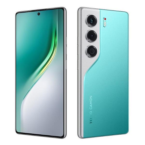 Восстановленный смартфон TECNO CAMON 40 12/256GB Emerald Lake (зеленый), хороший
