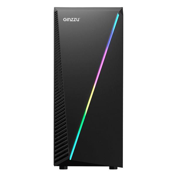 Корпус для компьютера Ginzzu SL150 панель с RGB подсветкой
