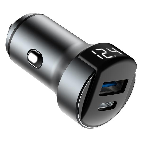 Автомобильное зарядное устройство Olmio 2USB,36W,6A,QuickCharge(40231)