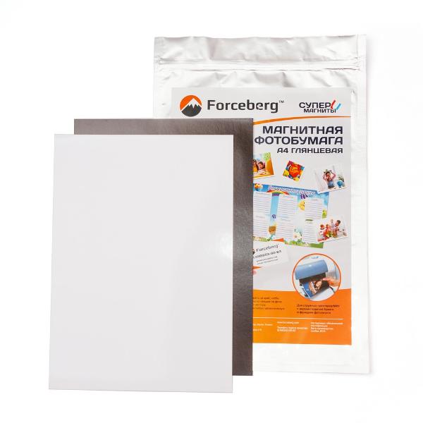 Фотобумага для принтера Forceberg А4 глянцевая 3 листа