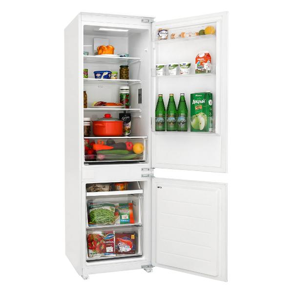 Встраиваемый холодильник комби Hiberg RFCB-300 NFW