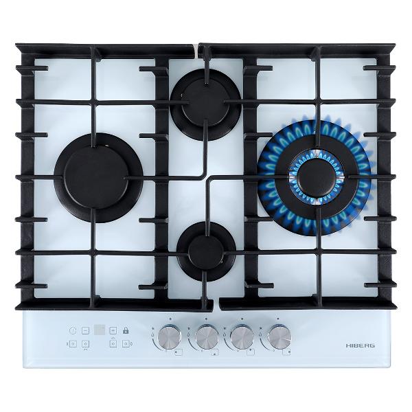 Встраиваемая газовая панель независимая Hiberg VM 6145 W