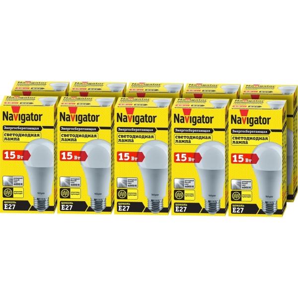 Лампа Navigator NLL-A60-15-230-4K-E27