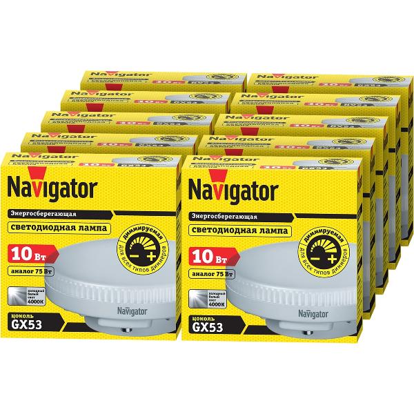 Лампочка Navigator GX53 10Вт 230 4K фото