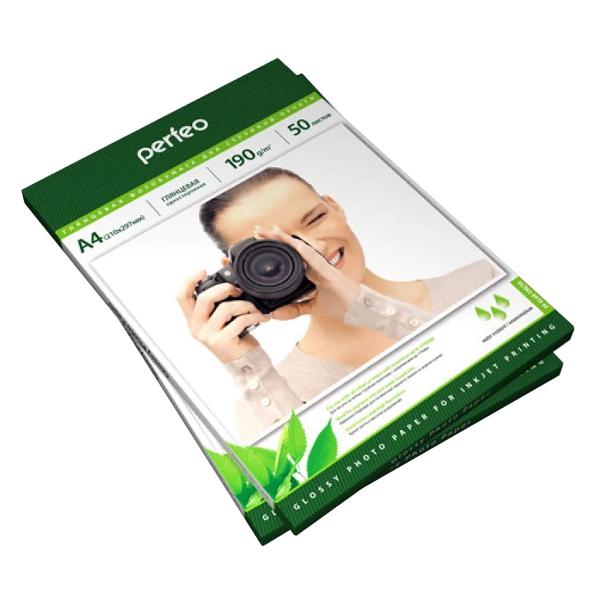 Фотобумага для принтера Perfeo GLA4-190/50