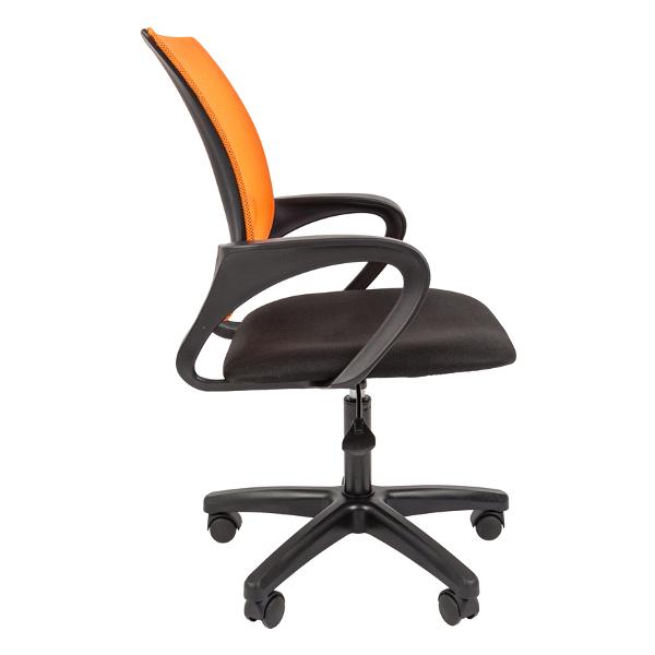 Кресло компьютерное Helmi HL-M96 R "Airy" черный/ оранжевый