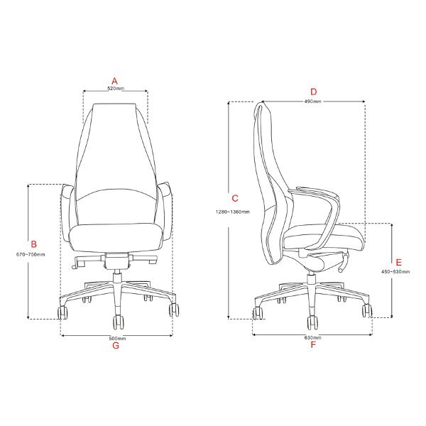 Кресло компьютерное Helmi HL-E35 "Synchro Lux"