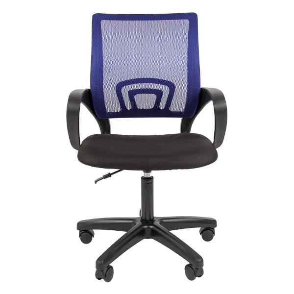 Кресло компьютерное Helmi HL-M96 R "Airy" черный/синий