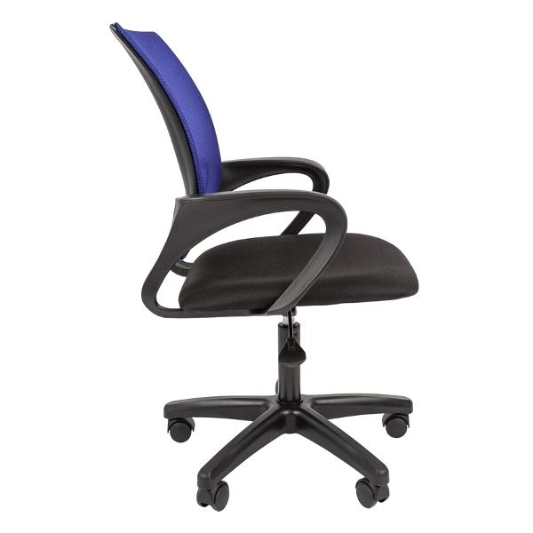 Кресло компьютерное Helmi HL-M96 R "Airy" черный/синий
