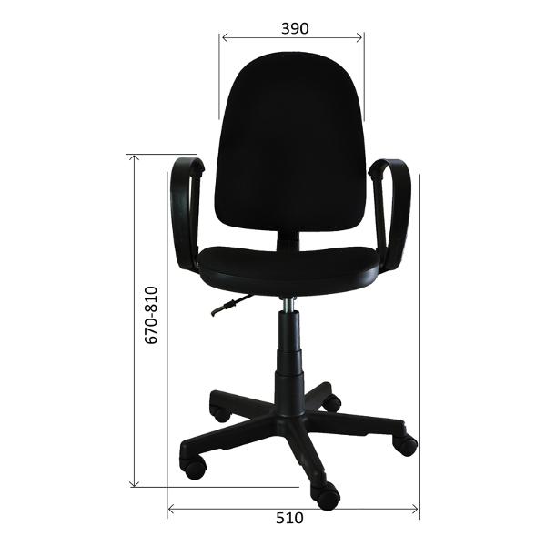 Кресло компьютерное Helmi HL-M30 "Престиж" бежевый/коричневый