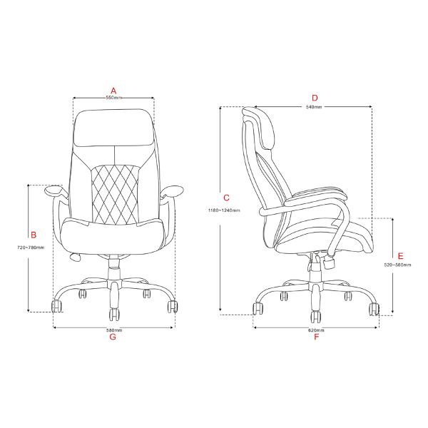 Кресло компьютерное Helmi HL-ES09 "Armor"