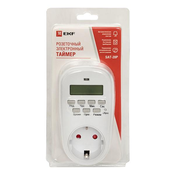 РЕЛЕ ВРЕМЕНИ И ТАЙМЕР EKF SAT-20p