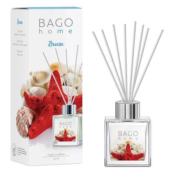 Аромадиффузор с палочками BAGO home Бриз 50 мл (BGH0615)