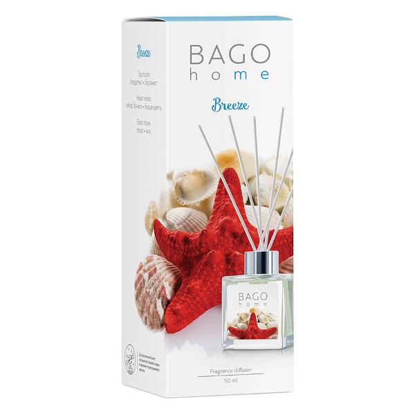 Аромадиффузор с палочками BAGO home Бриз 50 мл (BGH0615)