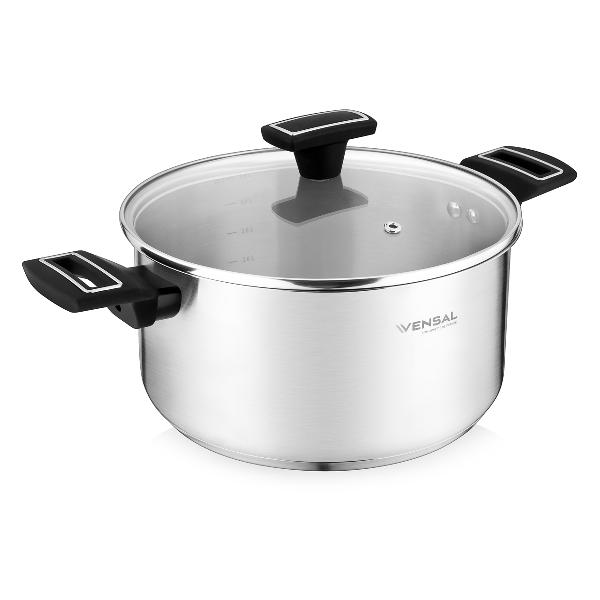 Кастрюля VENSAL VS1501 Velours noir 3л,20см