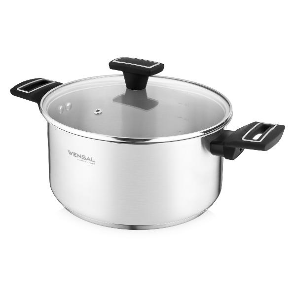 Кастрюля VENSAL VS1502 Velours noir 5,4л 24см
