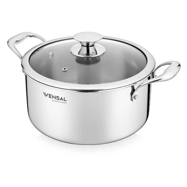 Кастрюля VENSAL VS1533 Le Chef трехслойная 6,3л 26см