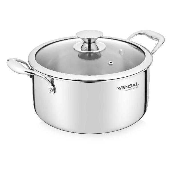 Кастрюля VENSAL VS1532 Le Chef трехслойная 3,8л 22см