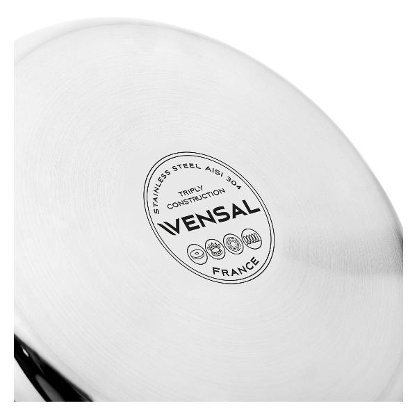 Кастрюля VENSAL VS1532 Le Chef трехслойная 3,8л 22см