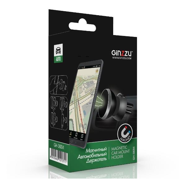 Держатель автомобильный для смартфона Ginzzu для смартфонов GH-380M