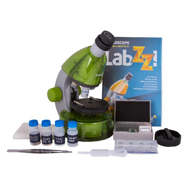 Микроскоп Levenhuk LabZZ M101 Lime (69034)