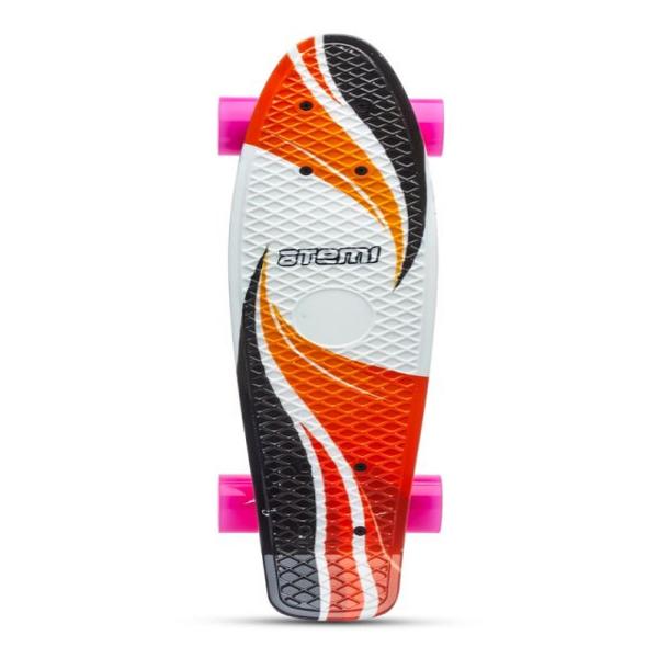 Скейт Atemi Аквапринт APB22D03 белый