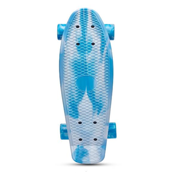 Скейт Atemi APB22D11 бело-голубой