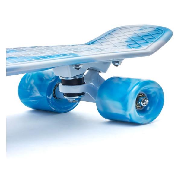 Скейт Atemi APB22D11 бело-голубой