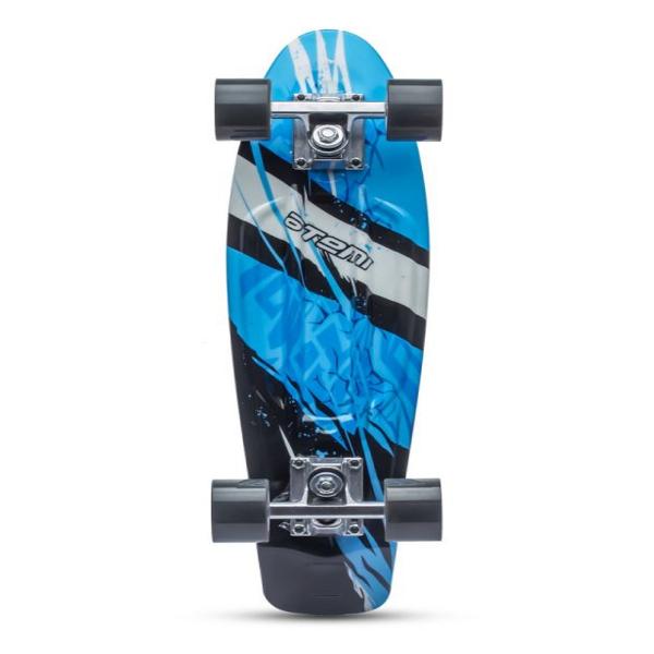Скейт Atemi Аквапринт APB22D01 голубой