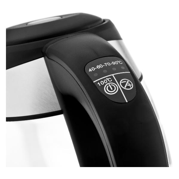 Электрочайник FIRST FA-5405-7 черный/серебристый