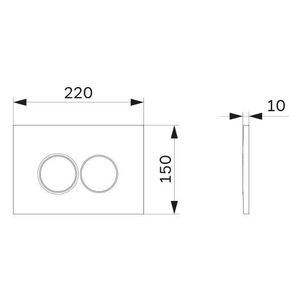 Клавиша для инсталляции Am.Pm I070131 ProC L
