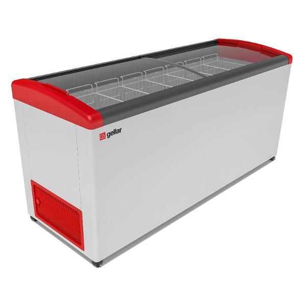 Морозильный ларь Gellar FG 700 E красный