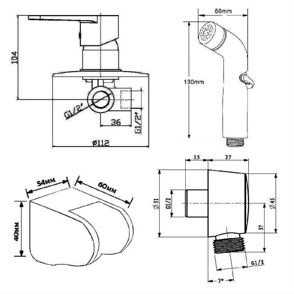 Смеситель Orange M22-455cr