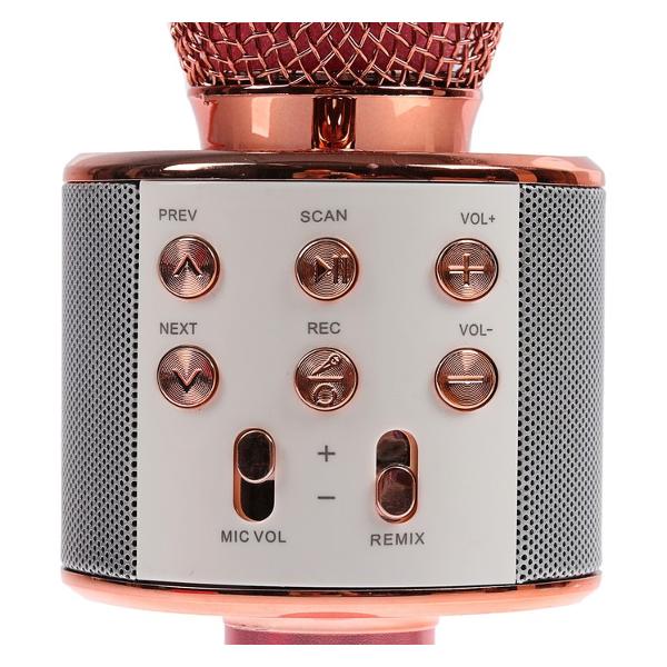 Микрофон вокальный Luazon Home LZZ-56 розовый 3916279