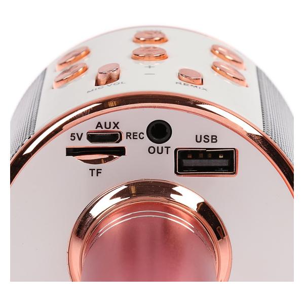 Микрофон вокальный Luazon Home LZZ-56 розовый 3916279