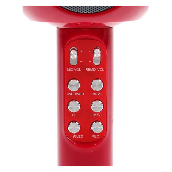 Микрофон вокальный Luazon Home LZZ-60 красный 3916280