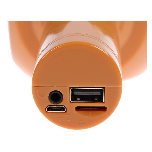 Микрофон вокальный Luazon Home LZZ-60 оранжевый 3916283