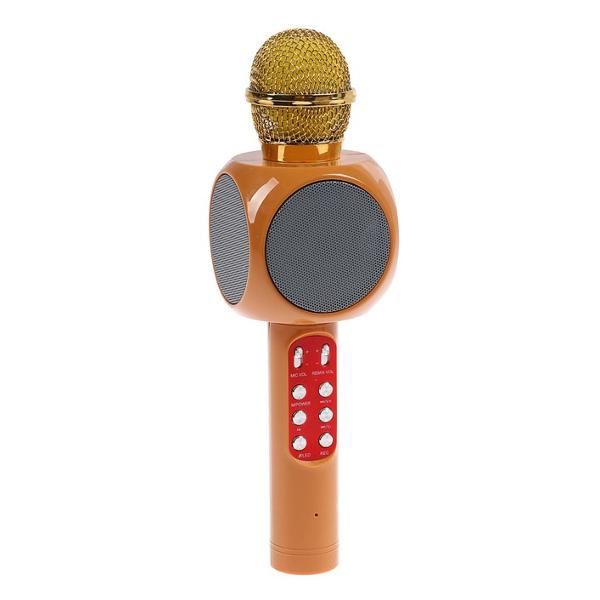 Микрофон вокальный Luazon Home LZZ-60 оранжевый 3916283