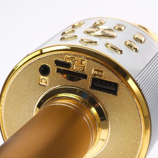 Микрофон вокальный Luazon Home LZZ-70 золотистый 4495050