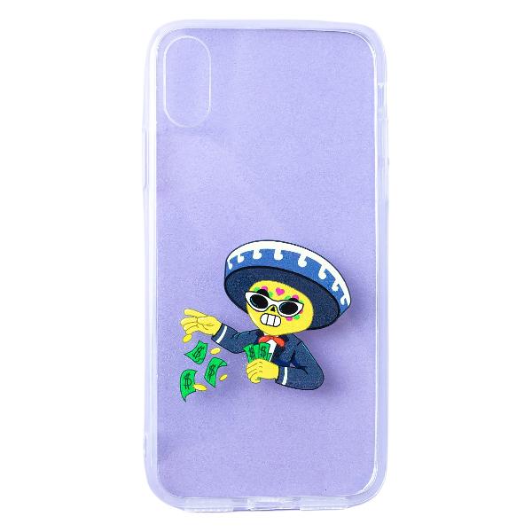 Чехол Эщкере Apple Iphone X с Поко, прозрачный