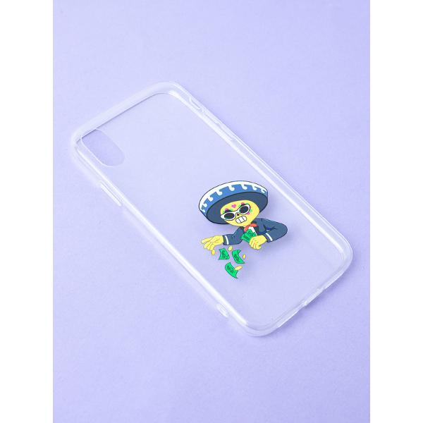 Чехол Эщкере Apple Iphone X с Поко, прозрачный