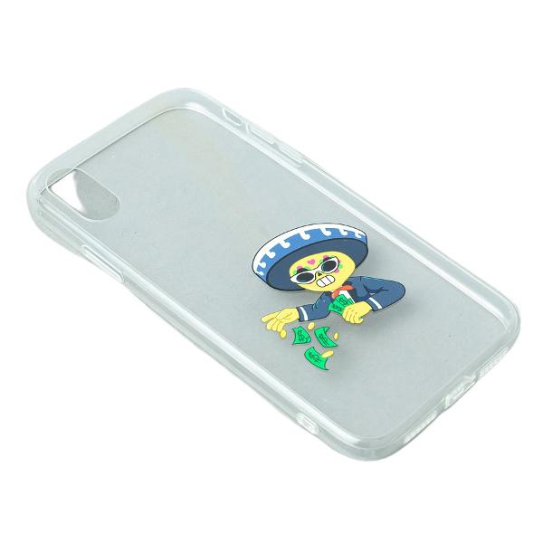 Чехол Эщкере Apple Iphone XR с Поко, прозрачный