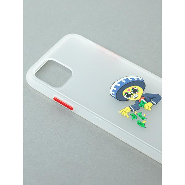 Чехол Эщкере Apple Iphone 11 Pro Max Цветн. края с Поко, прозр